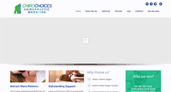 Desktop Screenshot of chirochoices.com