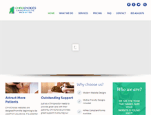 Tablet Screenshot of chirochoices.com